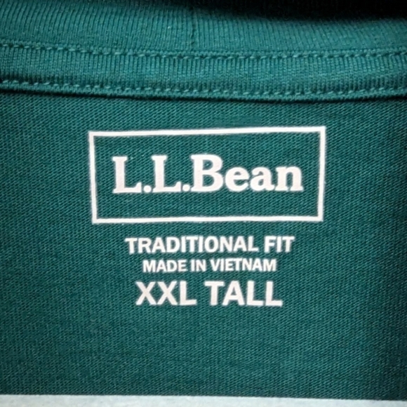 L. L. Bean size 2XLT turtle neck NWT in hunter green - Picture 3 of 13